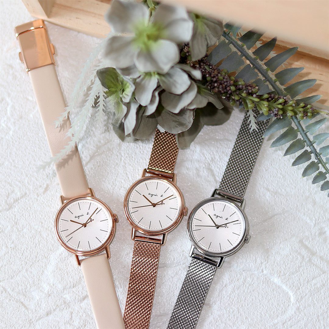 アニエスベーからミニマルでエフォートレスな大人の時計が登場✨⌚