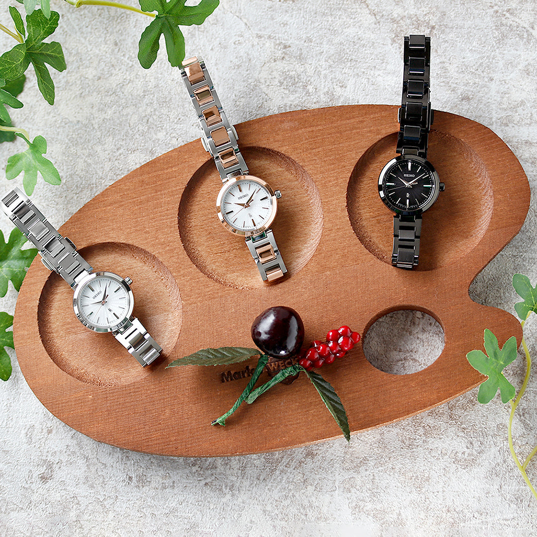 セイコールキアから、新しい小型のソーラーウオッチが登場⌚🤍🖤
