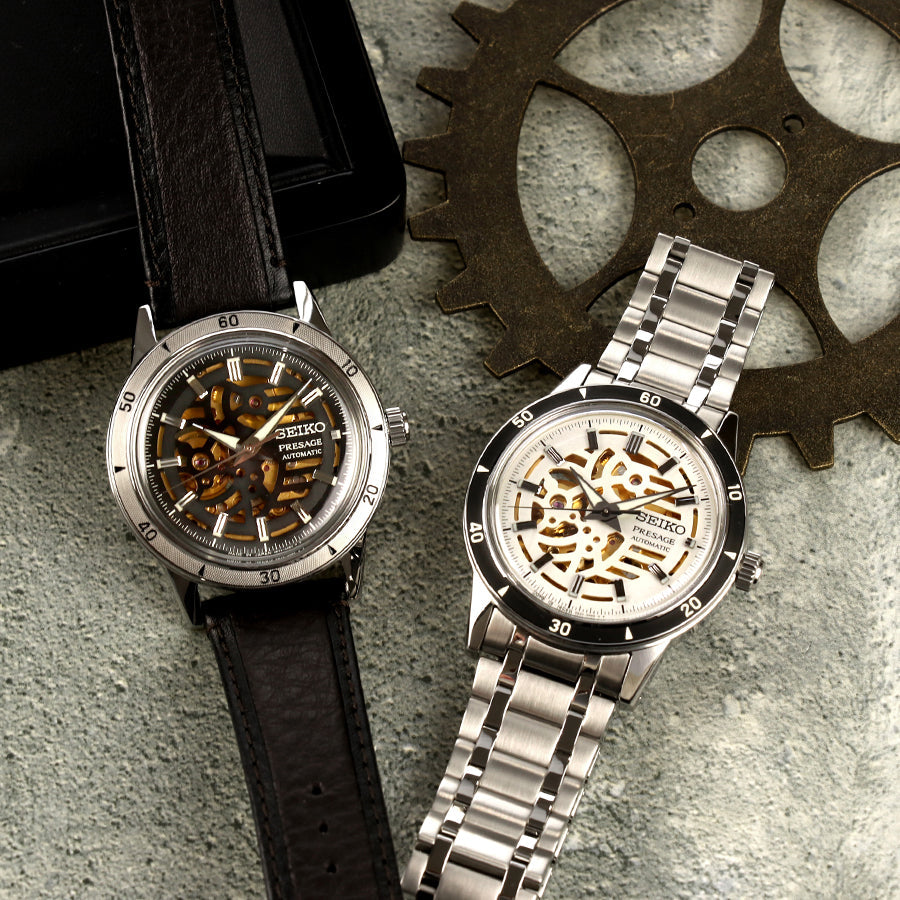 機械式の愉しさをダイレクトに伝える、Style60’sシリーズ初のスケルトンダイヤルモデルが登場⌚