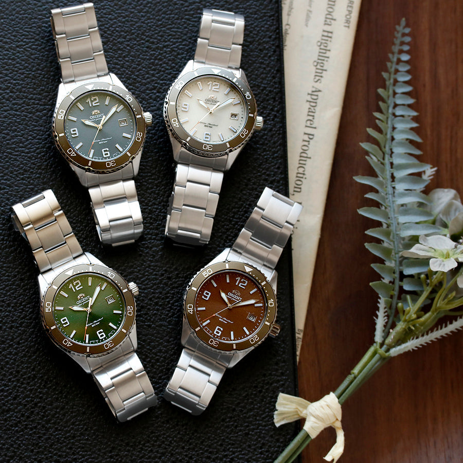 人気のOrient Makoにソーラー駆動モデルのカラーバリエーションが登場✨⌚
