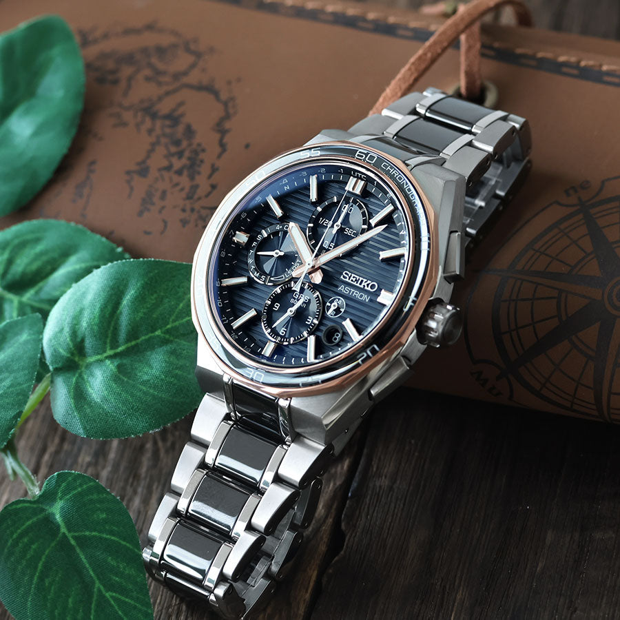 セイコーの時計です、K14BASEの時計です、 SEIKO REF.5717-8990 ONE PUSH CHRONO SKYLINE 88 DELUXE