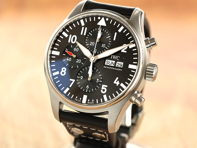 【IWC 修理事例】パイロット・ウォッチ クロノグラフ IW377719 オーバーホール・ゼンマイ交換