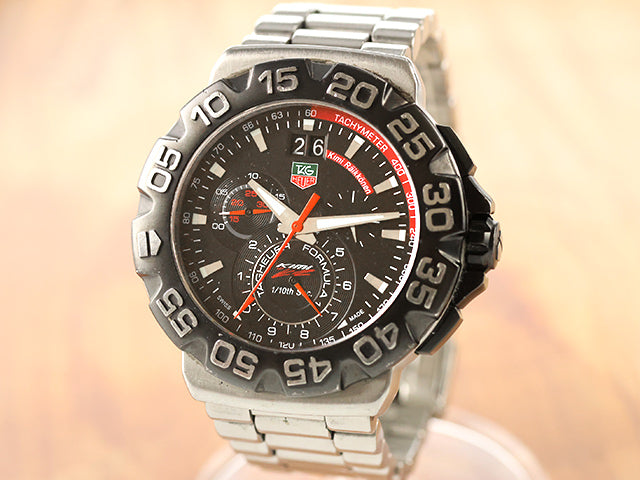 タグホイヤー フォーミュラ1 CAH1014 修理事例｜ムーブメント交換・クロノグラフ不良の修理費用公開