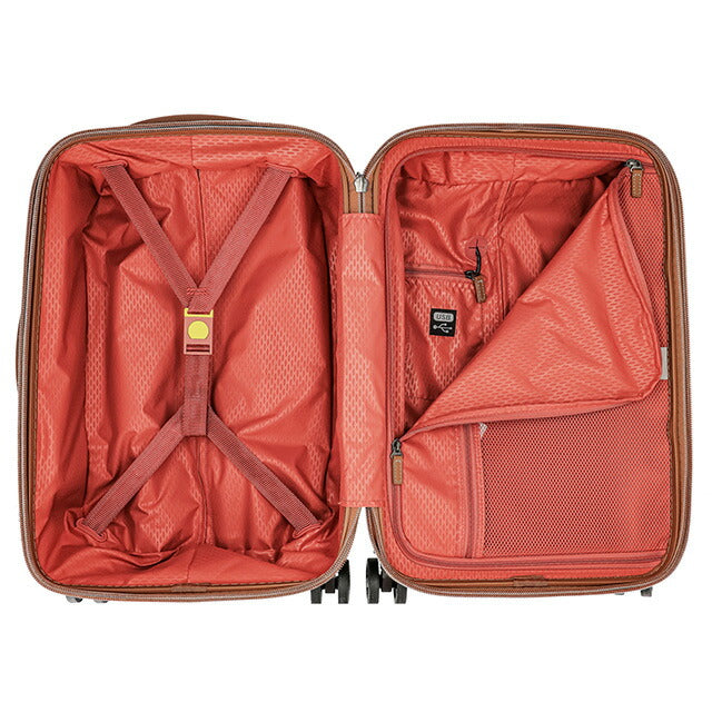 デルセー スーツケース キャリーバッグ メンズ レディース ブランド DELSEY 00167680106 ブラウン DEL-00167680106