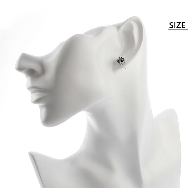 ライオンハート ピアス メンズ ブランド ベーシック スターリングシルバー スタッド 片耳用 01EA0181BK アクセサリー 01EA0181BK