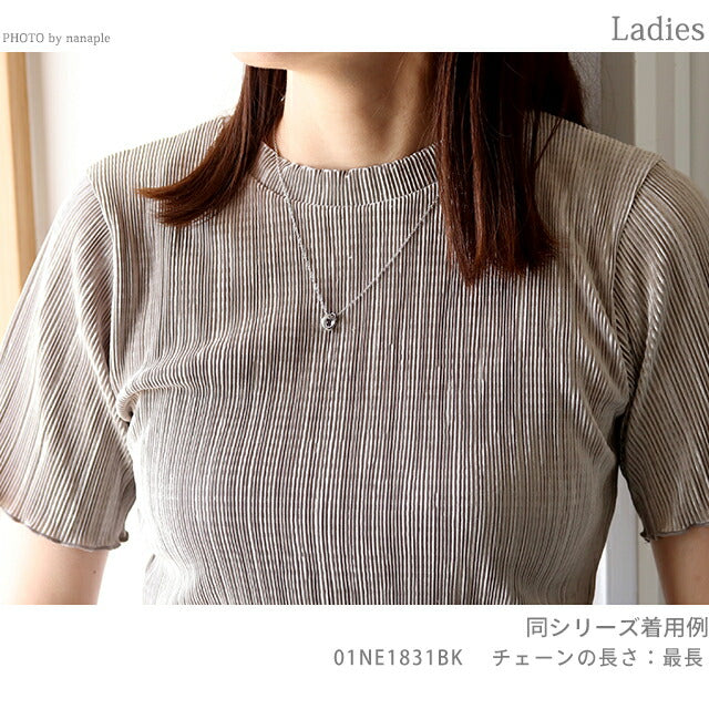 ライオンハート ネックレス メンズ レディース ブランド フォーギフト ダブルリング シルバー925 ジルコニア 01NE1831BK アクセ 01NE1831BK