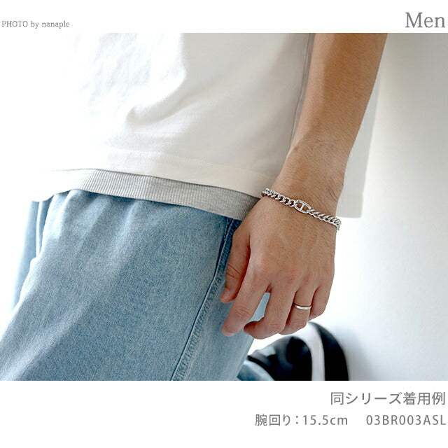 ライオンハート ブレスレット メンズ ブランド サージカルステンレス 03BR003ASL シルバー アクセサリー 03BR003ASL