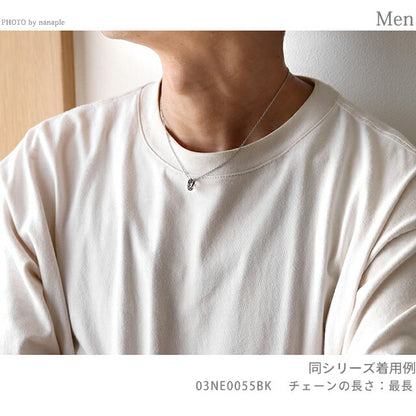 ライオンハート ネックレス メンズ レディース ブランド ダブルリング サージカルステンレス 03NE0055BK アクセサリー 03NE0055BK