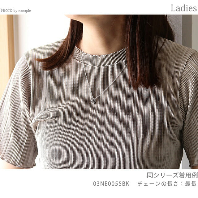 ライオンハート ネックレス メンズ レディース ブランド ダブルリング サージカルステンレス 03NE0055BK アクセサリー 03NE0055BK