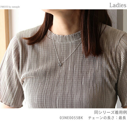 ライオンハート ネックレス メンズ レディース ブランド ダブルリング サージカルステンレス 03NE0055BK アクセサリー 03NE0055BK