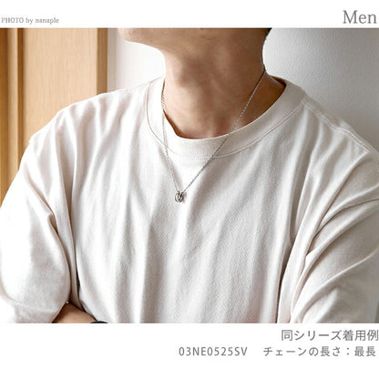 ライオンハート ネックレス メンズ レディース ブランド ダブルリング サージカルステンレス 03NE0525SV シルバー アクセサリー 03NE0525SV