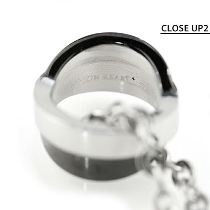 ライオンハート ネックレス メンズ ブランド LION HEART 04N143SM シルバー ブラック アクセサリー 04N143SM