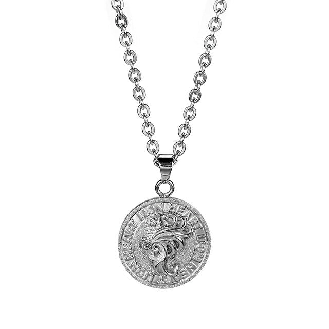 ライオンハート ネックレス メンズ ブランド ハウル ペンダント スターリングシルバー 動物 04N144SM シルバー アクセサリー 04N144SM