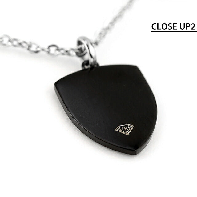 ライオンハート ネックレス メンズ ブランド LION HEART 動物 04N151SM シルバー ブラック アクセサリー 04N151SM