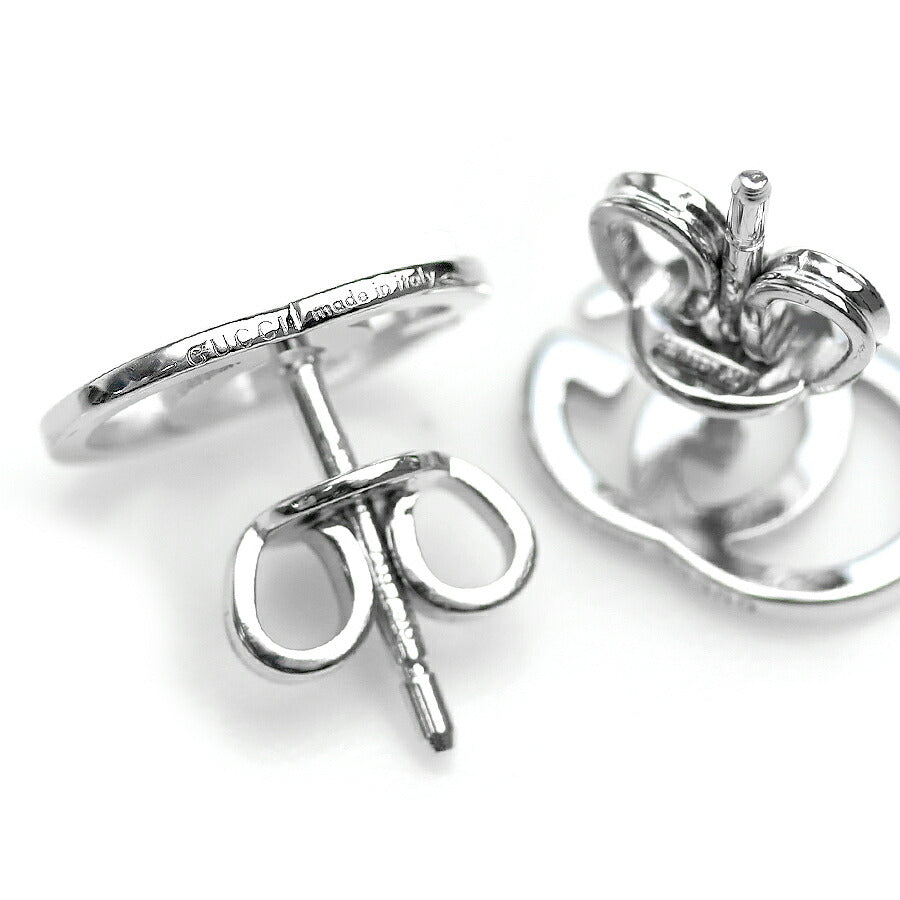 グッチ ピアス GGマーク K18WG 18金 レディース 094074 J8502 9000 GUCCI ホワイトゴールド 記念品 プレゼント ギフト 094074-J8502-9000