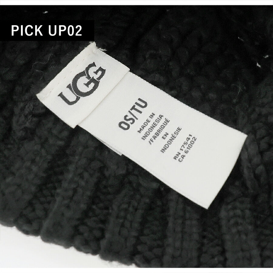 アグ ニット帽 メンズ レディース ブランド UGG CABLE BEANIE WITH POM