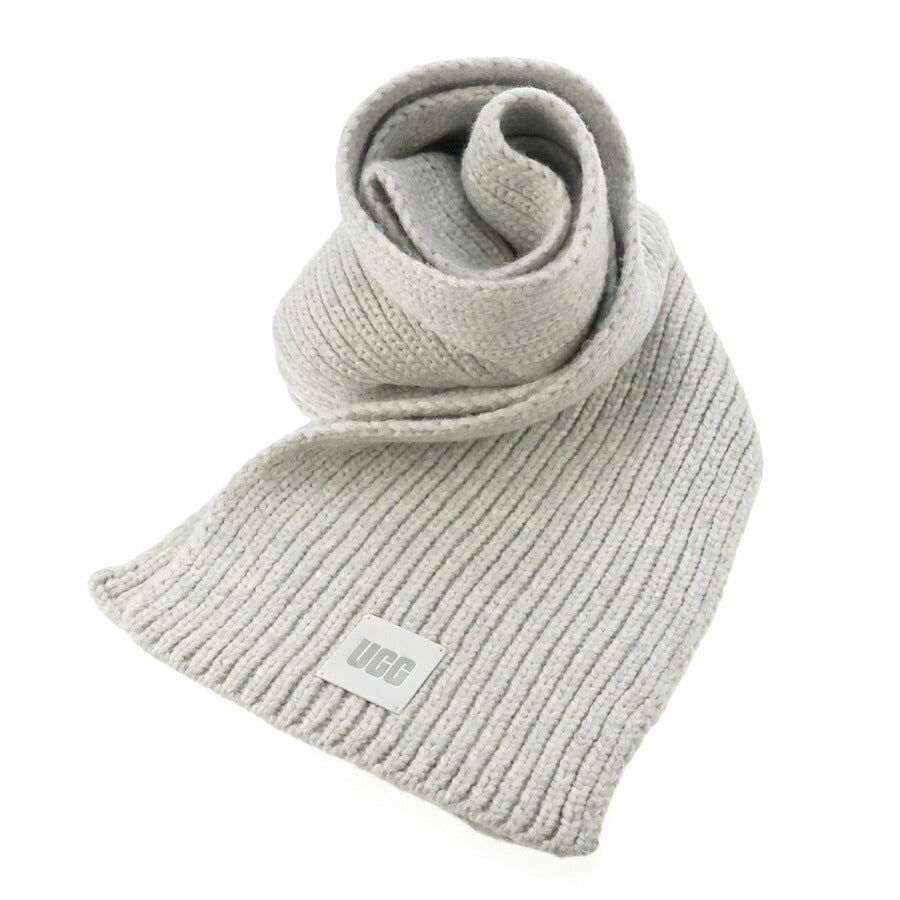 アグ マフラー メンズ レディース ブランド UGG CHUNKY RIB SCARF ロゴ