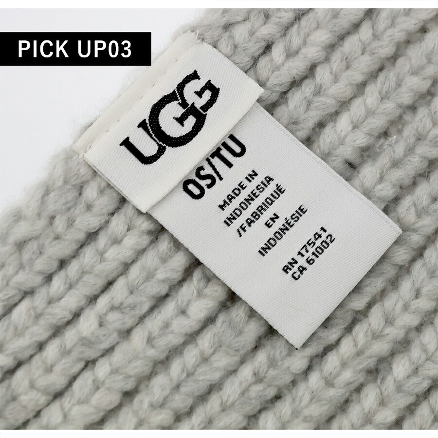 アグ マフラー メンズ レディース ブランド UGG CHUNKY RIB SCARF ロゴ