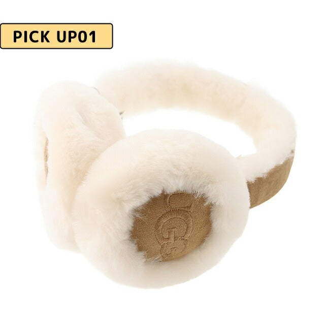 UGG Earmuffs Kids Brand UGG Kids Embroidered Logo Earmuffs Earmuffs Logo 103188 Chestnut Accessories 103188-CHE