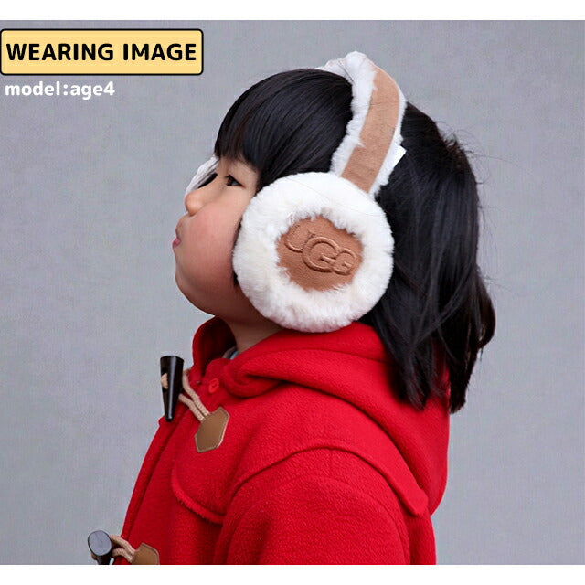 アグ イヤーマフ キッズ ブランド UGG キッズ エンブロイダリーロゴ