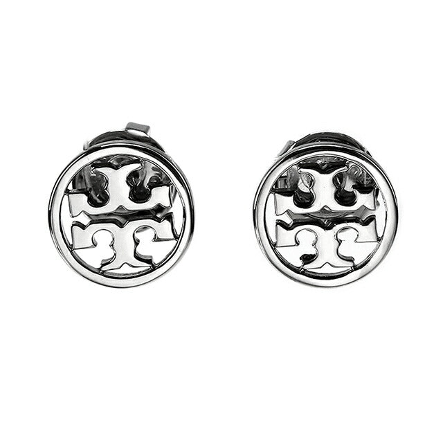 トリーバーチ ピアス レディース ブランド ミラー 真鍮 スタッド 両耳用 11165518-022 シルバー アクセサリー 11165518-022