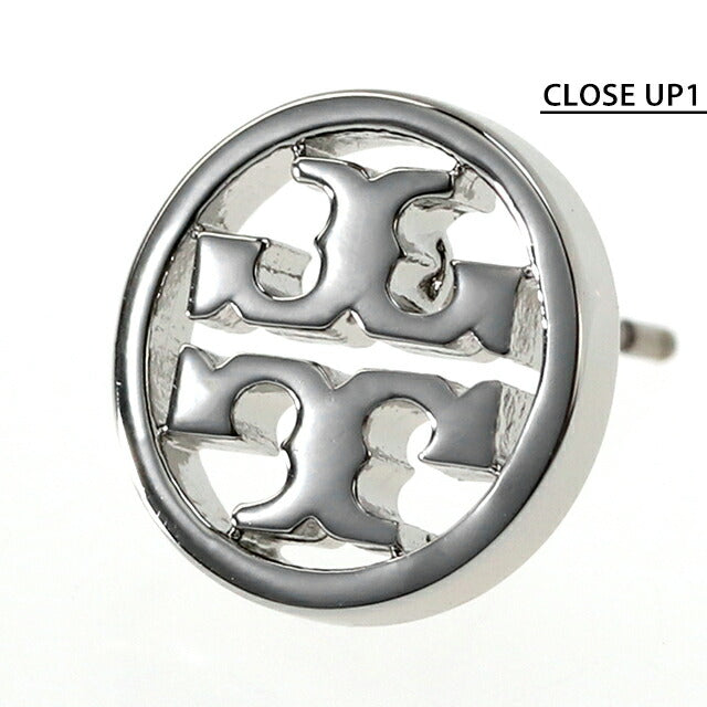 トリーバーチ ピアス レディース ブランド ミラー 真鍮 スタッド 両耳用 11165518-022 シルバー アクセサリー 11165518-022