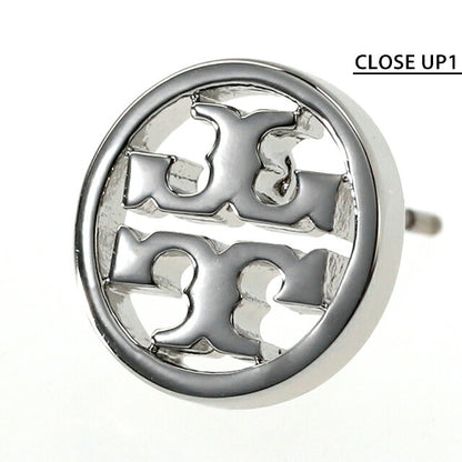 トリーバーチ ピアス レディース ブランド ミラー 真鍮 スタッド 両耳用 11165518-022 シルバー アクセサリー 11165518-022