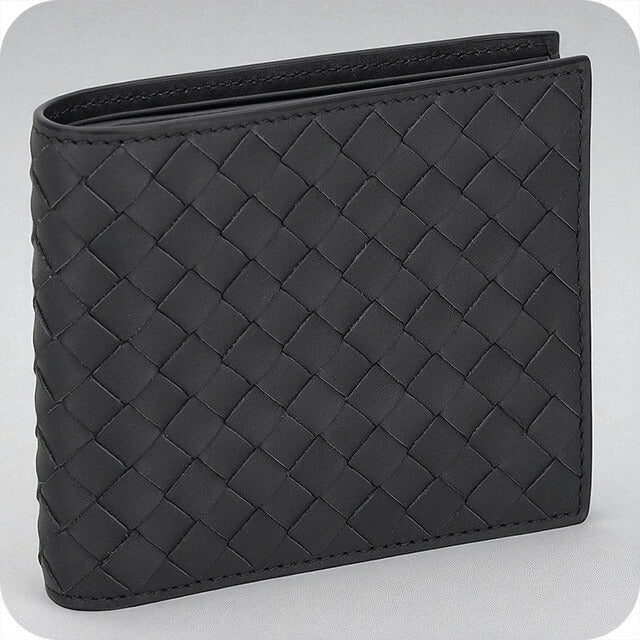 ボッテガ・ヴェネタ 二つ折り財布 メンズ ブランド BOTTEGA VENETA レザー 113993-V47W1 2015 ブラック 113993-V47W1-2015