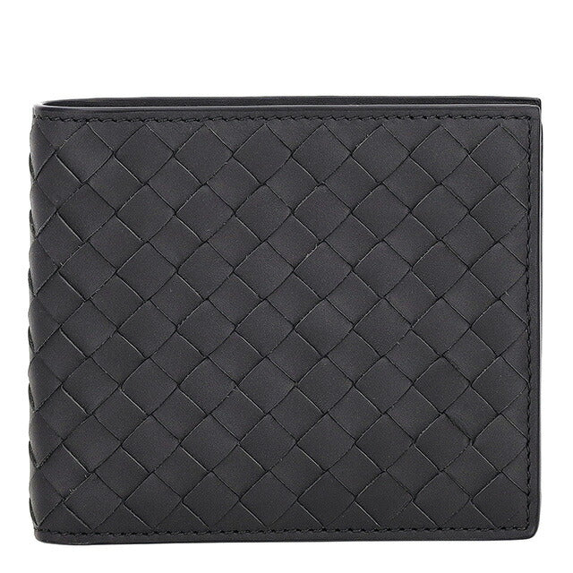 ボッテガ・ヴェネタ 二つ折り財布 メンズ ブランド BOTTEGA VENETA レザー 113993-V47W1 2015 ブラック 113993-V47W1-2015