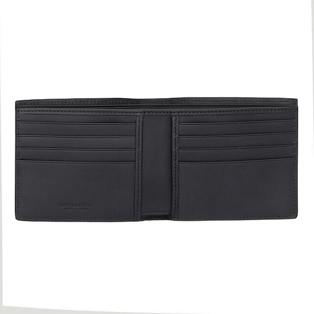 ボッテガ・ヴェネタ 二つ折り財布 メンズ ブランド BOTTEGA VENETA レザー 113993-V47W1 2015 ブラック 113993-V47W1-2015
