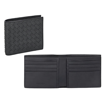 ボッテガ・ヴェネタ 二つ折り財布 メンズ ブランド BOTTEGA VENETA レザー 113993-V47W1 2015 ブラック 113993-V47W1-2015