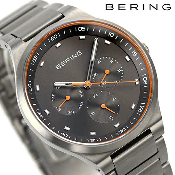 ベーリング 時計 メンズ クラシックコレクション 40ｍｍ マルチファンクション 腕時計 ブランド 11740-009 グレー 11740-009