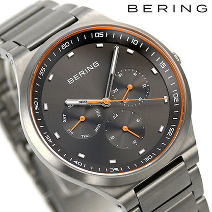 ベーリング 時計 メンズ クラシックコレクション 40ｍｍ マルチファンクション 腕時計 ブランド 11740-009 グレー 11740-009