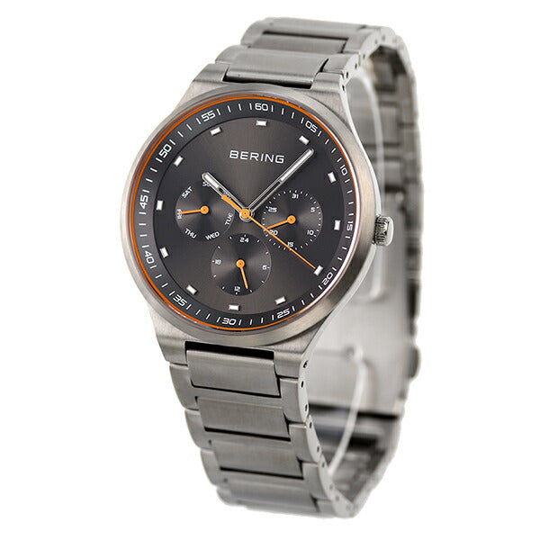 ベーリング 時計 メンズ クラシックコレクション 40ｍｍ マルチファンクション 腕時計 ブランド 11740-009 グレー 11740-009