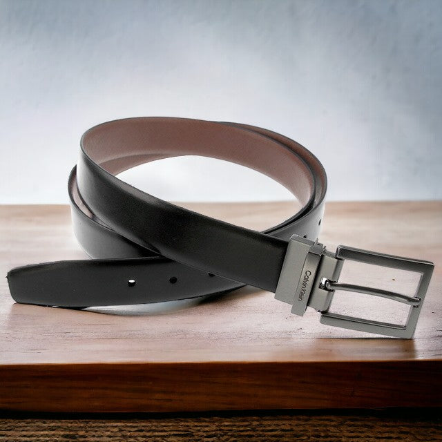 カルバンクライン ベルト メンズ ブランド Reversible Belt Split Leather 革 レザー リバーシブル 11CK010022 ブラック ブラウン 小物 11CK010022