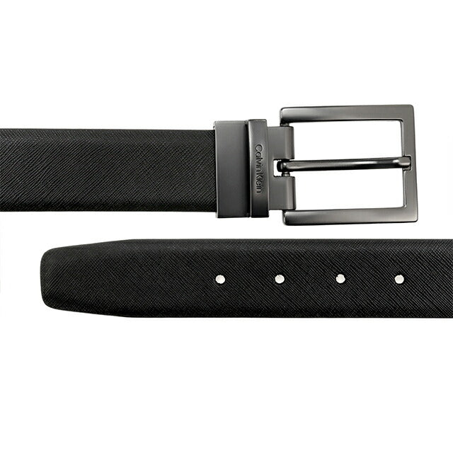 カルバンクライン ベルト メンズ ブランド Reversible Belt Split Leather 革 レザー リバーシブル 11CK010023 ブラック ダークブラウン 11CK010023
