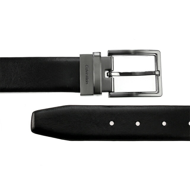 カルバンクライン ベルト メンズ ブランド Leather 革 レザー リバーシブル 11CK010026 表:ブラック 裏:ブラウン 小物 11CK010026