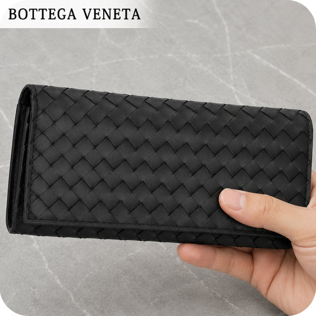 ボッテガ・ヴェネタ 長財布 メンズ ブランド BOTTEGA VENETA イントレ