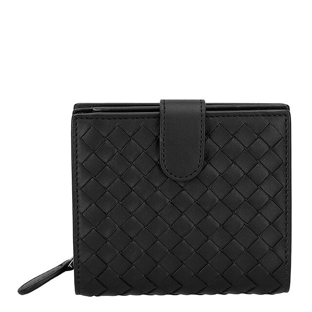 ボッテガ・ヴェネタ 二つ折り財布 メンズ レディース ブランド BOTTEGA VENETA 121059-V3UN1 ブラック 121059-V3UN1-8803