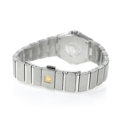 オメガ コンステレーション 24mm クオーツ 腕時計 ブランド レディース ダイヤモンド OMEGA 123.15.24.60.55.006 アナログ ホワイトシェル 白 123-15-24-60-55-006