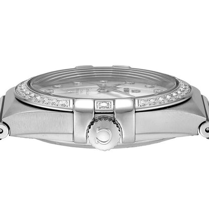 オメガ コンステレーション 35mm 自動巻き 機械式 腕時計 メンズ ダイヤモンド OMEGA 123.15.35.20.52.001 アナログ シルバー スイス製 123-15-35-20-52-001