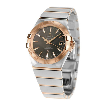 オメガ コンステレーション 34mm 自動巻き 機械式 腕時計 ブランド メンズ OMEGA 123.20.35.20.06.002 アナログ グレー レッドゴールド 赤 スイス製 123-20-35-20-06-002