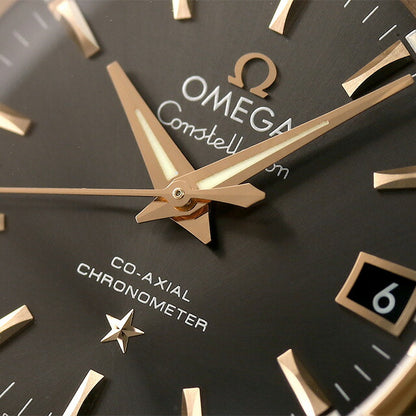オメガ コンステレーション 34mm 自動巻き 機械式 腕時計 ブランド メンズ OMEGA 123.20.35.20.06.002 アナログ グレー レッドゴールド 赤 スイス製 123-20-35-20-06-002