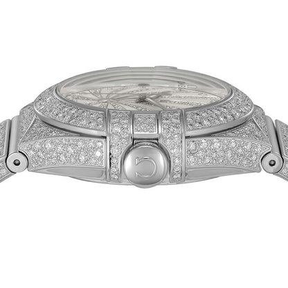 オメガ コンステレーション 31mm 自動巻き 腕時計 ブランド レディース ダイヤモンド OMEGA 123.55.31.20.55.007 アナログ ホワイト 123-55-31-20-55-007