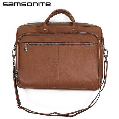 サムソナイト ビジネスバッグ Samsonite クラシック レザー ビジネスカバン パソコンバッグ PCバッグ リクルートバッグ 本革 126039-1221 Cognac 126039-1221
