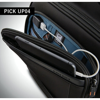 サムソナイト リュック メンズ ブランド PRO Slim Backpack ビジネスカバン リュック バックパック レザー 126358-1041 ブラック バッグ 126358-1041