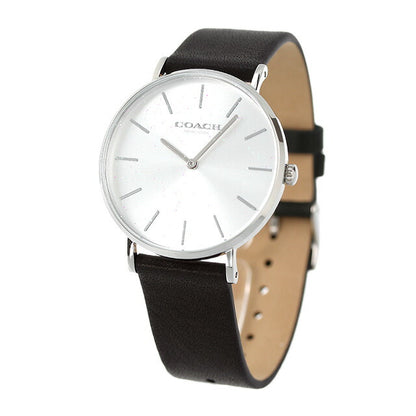 コーチ ペリー 36mm クオーツ レディース 腕時計 ブランド 14503324 シルバー ブラック 14503324