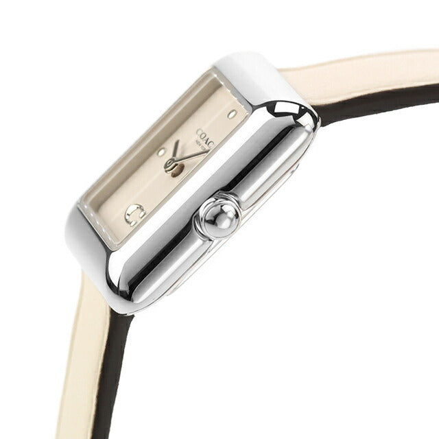 1円◆稼働◆ コーチ 8.505.772 シェル クオーツ レディース 腕時計 N83003