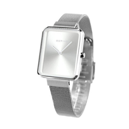 ベーリング 時計 レディース スマート スクエアコレクション 28mm 腕時計 ブランド 14528-000 シルバー 14528-000