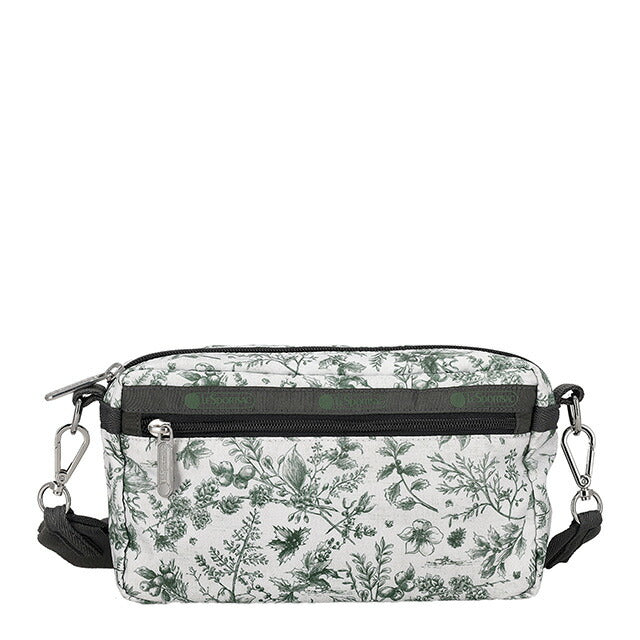 レスポートサック ショルダーバッグ レディース ブランド LeSportsac 1596 HA88 ホワイト/グリーン 斜めがけ 高級 おしゃれ プレゼント 女性 実用的 かわいい